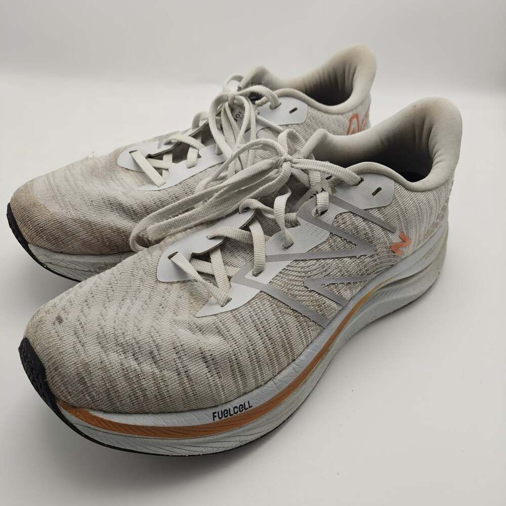 New Balance FuelCell Propel V4 Size 9.5 Running Shoes Quartz Grey Copper